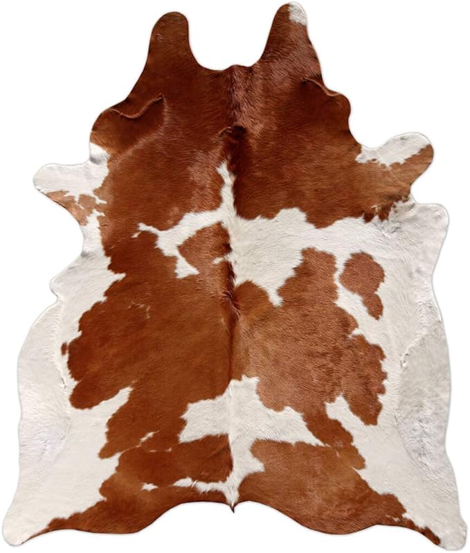 Cowhide Rug Natural Cow Skin Leather Area Rug Hair On