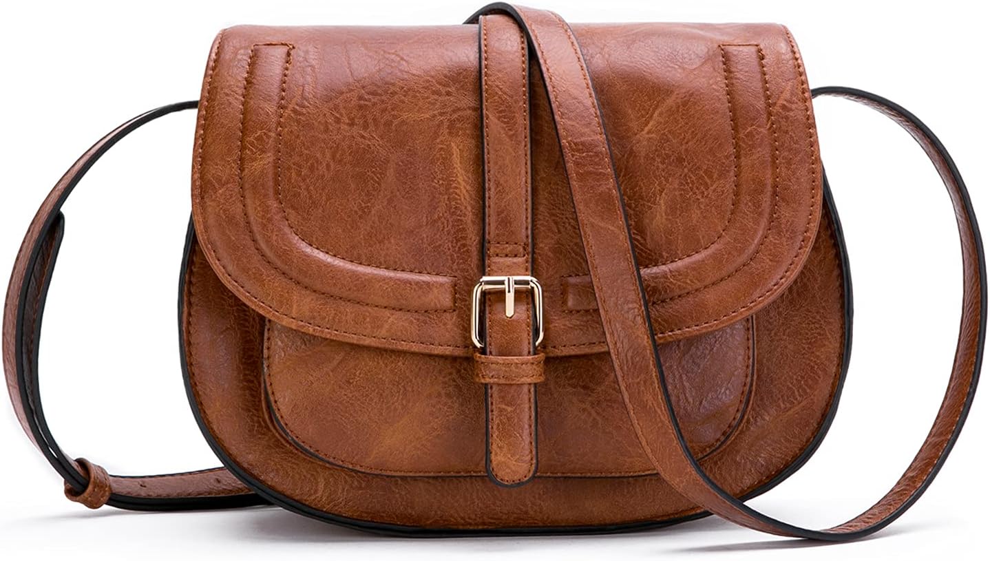 Crossbody Bags for Women,Small Saddle Purse