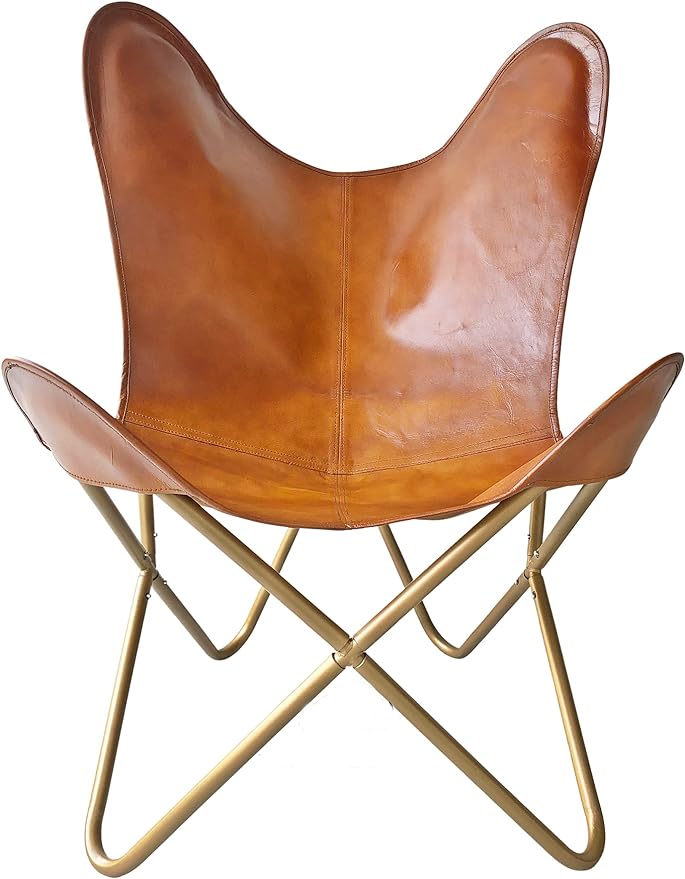 Leather Living Room Chairs-Butterfly Chair