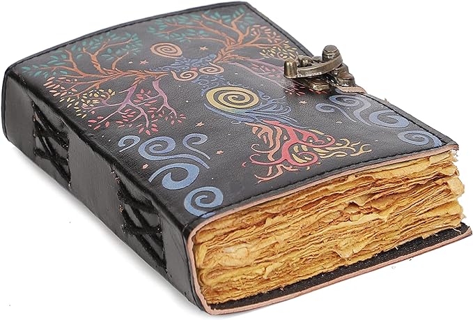 Blank Spell Book Of Shadows Journal With Lock Clasp