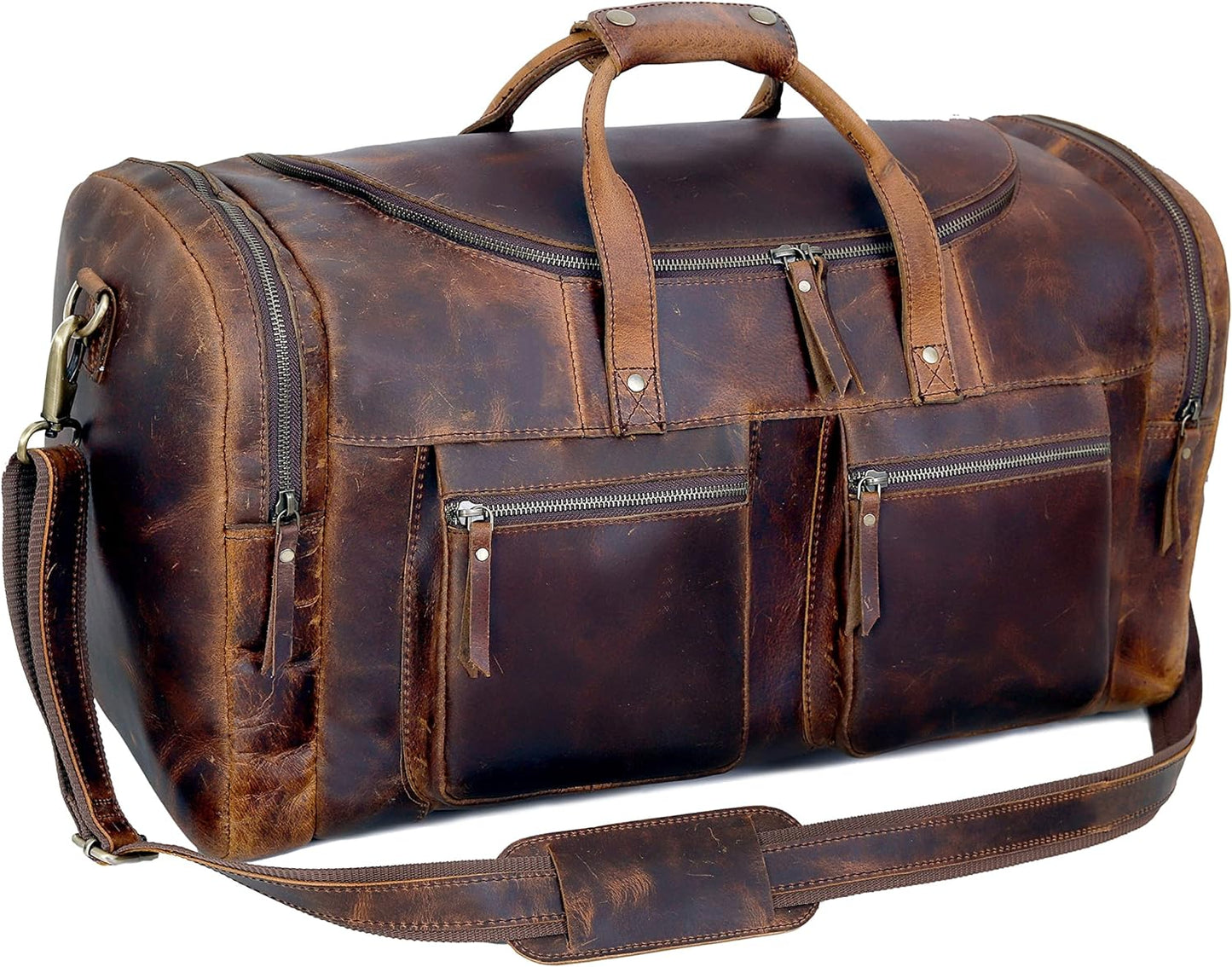 Duffel Vintage Classic Style with Modern Outlook Overnight Luggage Bag