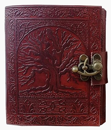 Tree of Life Leather Journal With C-Lock