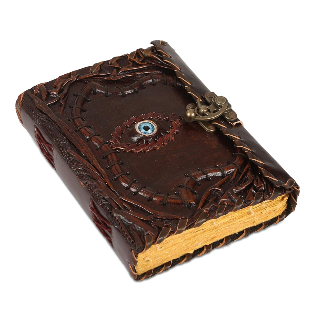 Hocus pocus Leather Journal Writing  Women eye cover
