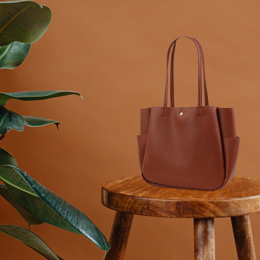 Leather Tote Bag for Women Travel Purse Handbag