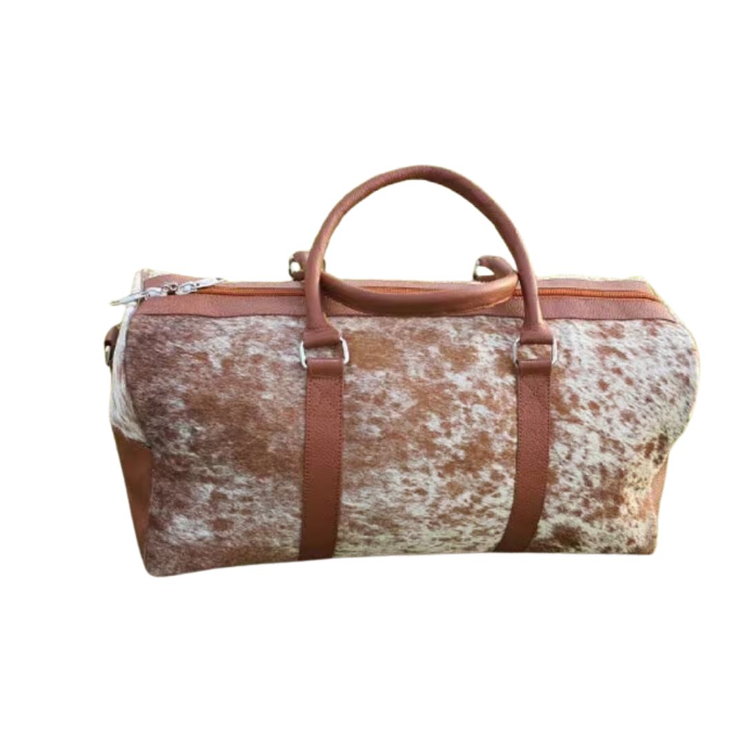Cowhide Duffel Bag, Holdalls Travel Bag, Hand Carry Leather Bag