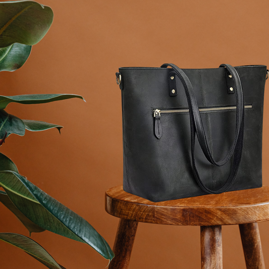Genuine Leather Tote Bag for Women  Shoulder Purse