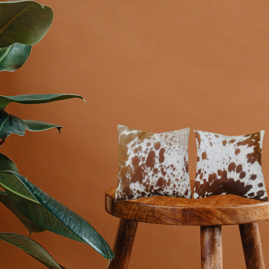 Cowhide Skin Pillow Covers - Cowhide Skin Cases -