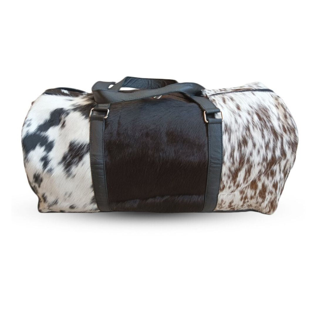 Cowhide Leather Duffel Bag | Leather Weekender Duffel Bag