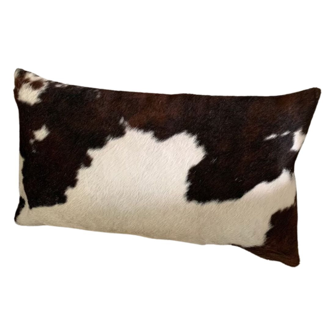 Tricolor Cowhide Pillow Cover / Natural Cowhide Pillow Cover