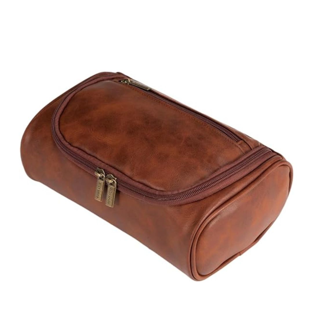 Toiletry Bag for Men with Handle- Portable Cosmetic Case