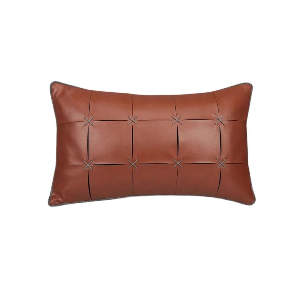 Leather Pillow Cover - Sofa Cushion Case
